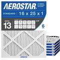 Aerostar 16x25x1 MERV 13 Air Filter, ACTUAL SIZE, Air Conditioning & Furnace by AirFiltersDelivered