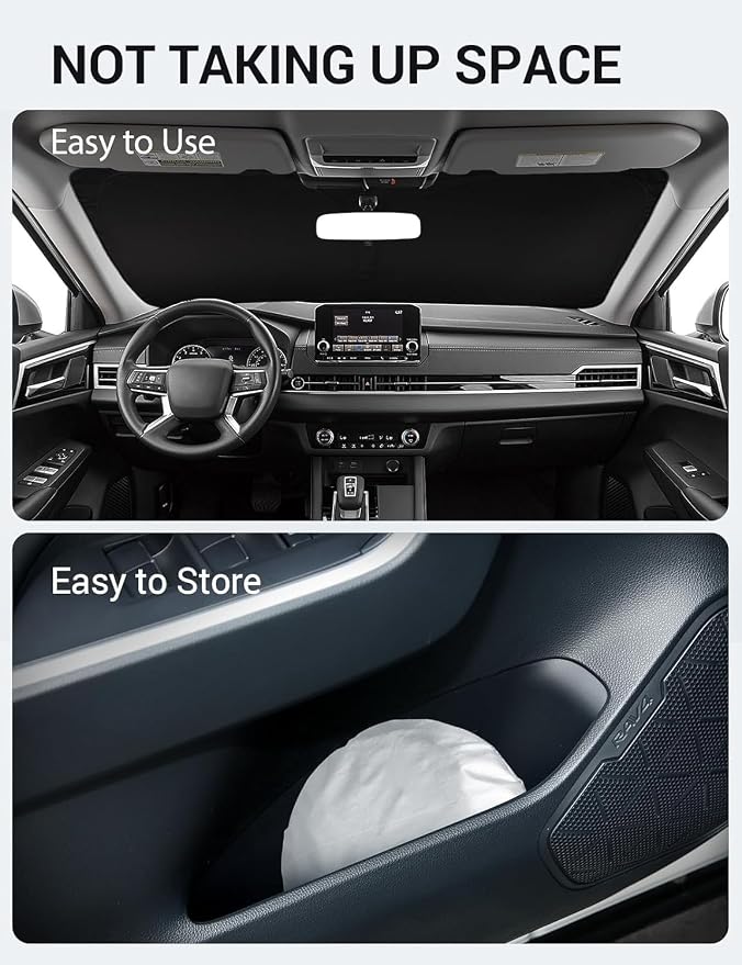 Proadsy 2026 Upgrade Windshield Sun Shade Custom Fit 2026 2025 2024 2023 2022 - Image 9