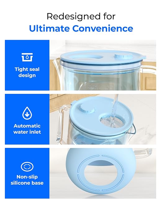 Waterdrop Glass Alkaline Water Filter Pitcher - Image 9