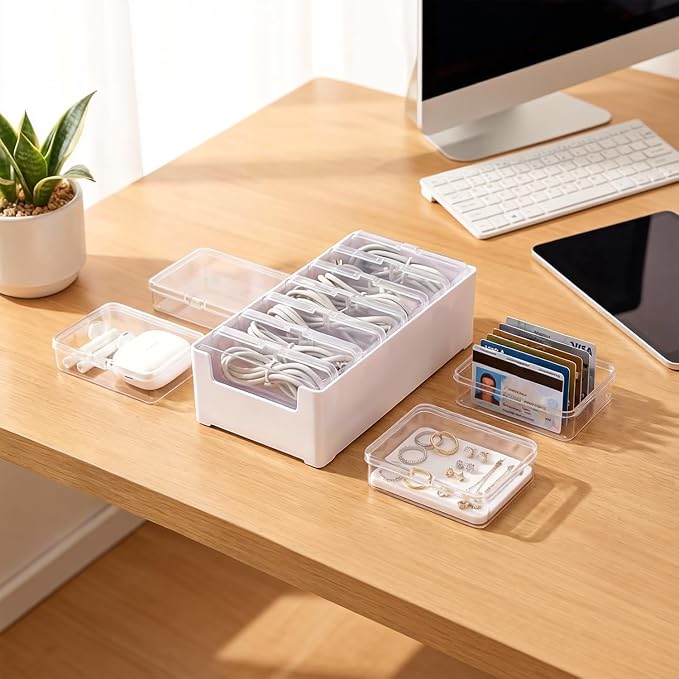 7 Individual Cable Organizer Boxes - Image 2