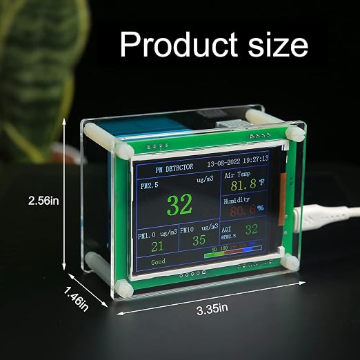 Air Quality Monitor pm2.5 pm10 pm1.0 Detector Indoor air Quality Monitor - Image 2