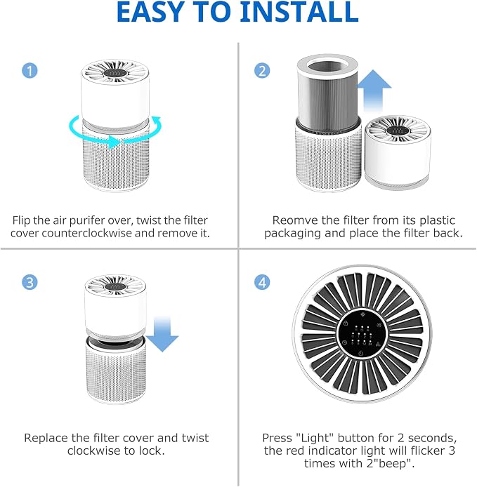 MK03 Air Filter Replacement Compatible - Image 7