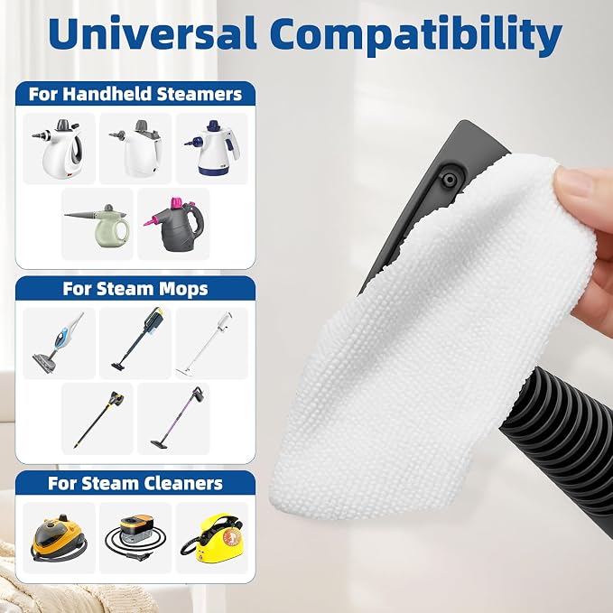 LOVECO 10 Pack Universal Microfiber Cloths - Image 2