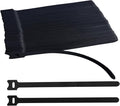 100 PCS 12 Inches Black Reusable Cable Ties, Cable Organizer, Cord Wrap and by Unknown