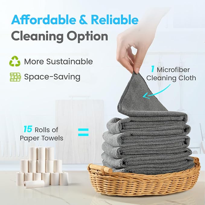 Microfiber Towels for Cars, 24 Pack - Image 8