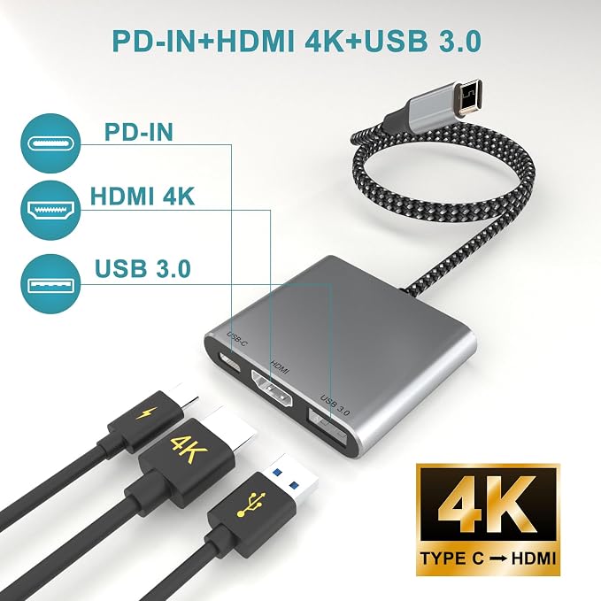 Battony USB C Multiport AV Adapter - Image 6