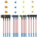 16Pcs Add a Circuit Fuse Tap Kit, Automotive 12V Electrical Adapter Assortment by Tallsocne