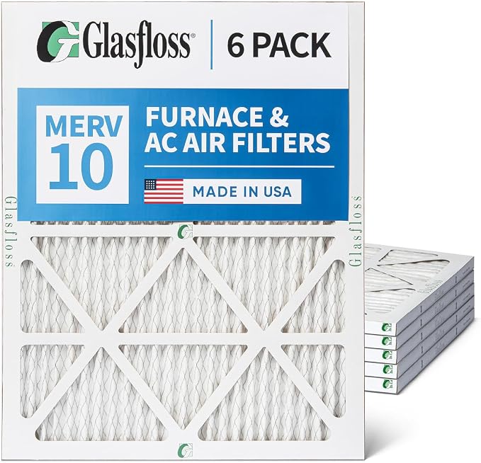 Glasfloss 15x20x1 MERV 10 Pleated Air Filters Box of 6. Actual Size: 14-1/2 x - Image 6