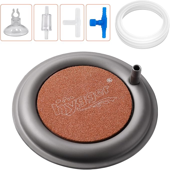hygger Aquarium Air Stone, 3.4 Inch Nano Air Stone Makes Super Tiny Bubbles - Image 9