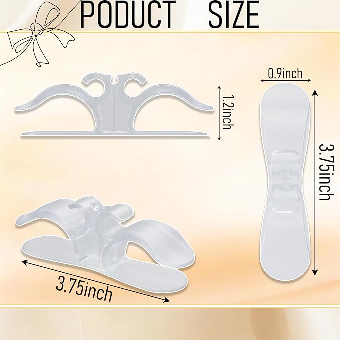 6PCS Clear Stick-On Cord Organizer - Image 2
