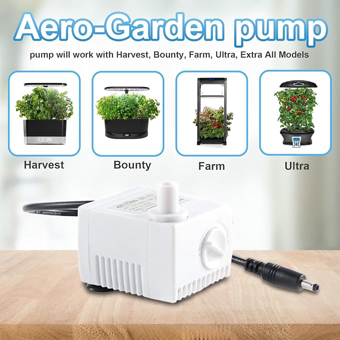 200623 Aero-Garden Pump with 20 Filters, Ultra Quiet Pump Fit - Image 2