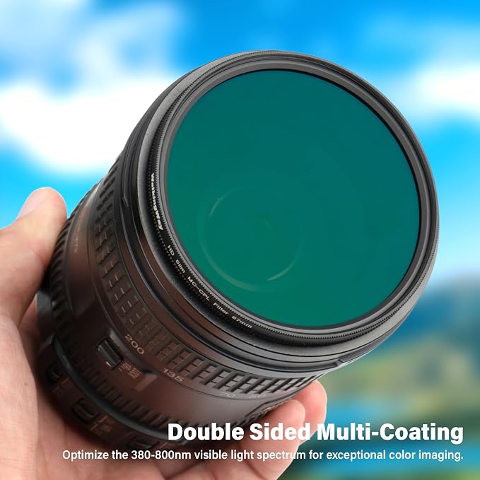 Walking Way 58mm Circular Polarizing Filter Ultra-Slim MC CPL Filter Optical - Image 6