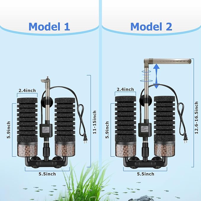 Upgrade Aquarium Electric Power Sponge Filter - Image 2