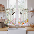 Easter Kitchen Curtains 45 Inch Long 2 Panel Set, Rod Pocket Window Treatment by Unknown