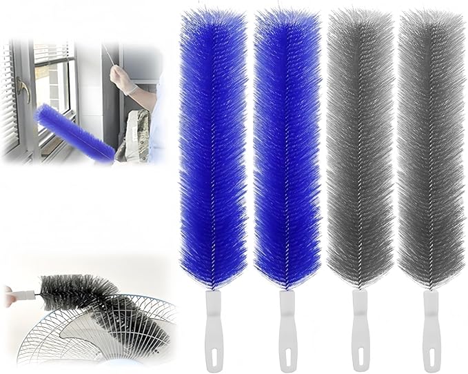 Bendable Microfiber Head, 2026 Upgraded Fan Cleaner Brush Reusable Dust Remover by Unknown