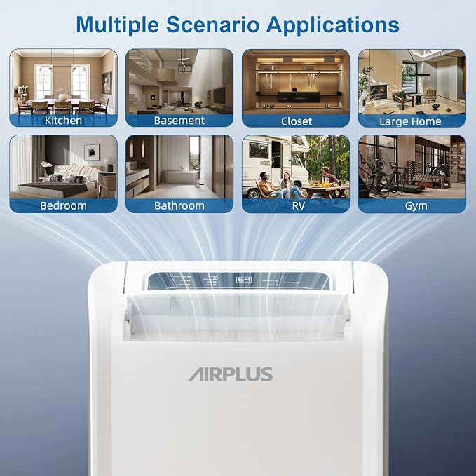 AIRPLUS 4, 500 Sq.Ft 70 Pint Dehumidifier - Image 7