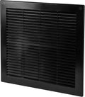 12 x 12 Inch Black Air Vent Cover – Plastic Square Air Vent Grill Cover by VezoWorks