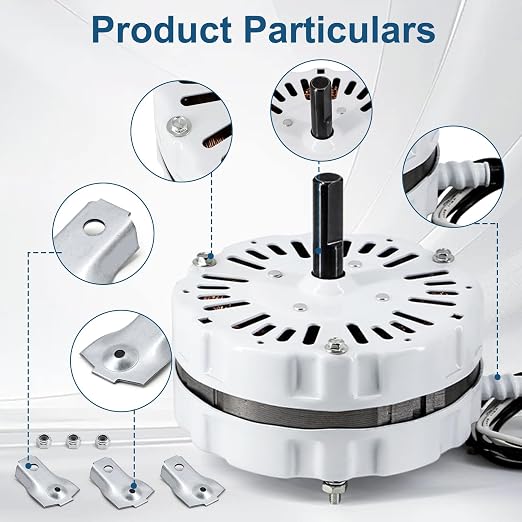 Criditpid Replacement F0510B2497 Lomanco Power Vent Attic Fan Motor & 58033 - Image 5