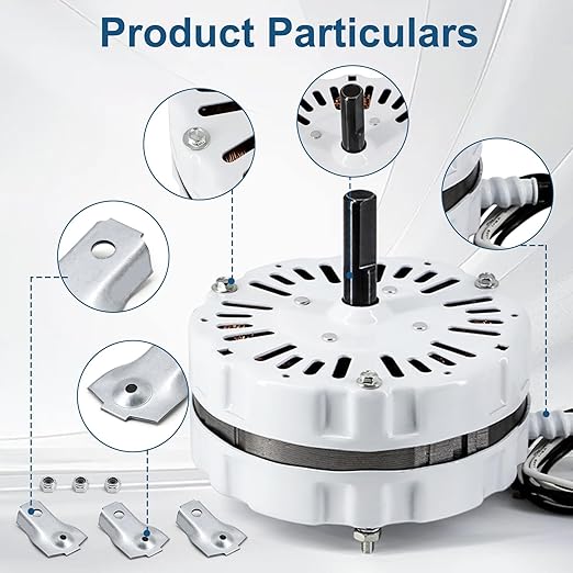 Criditpid Replacement F0510B2497 Lomanco Power Vent Attic Fan Motor Kit - Image 4
