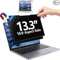 2Pack Magnetic 13.3 Inch Laptop Privacy Screen 16:9 Aspect Ratio, Removable by HOME