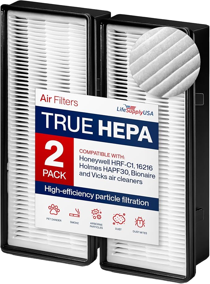 AER1 / 16216 True HEPA Filter Replacement Compatible by LifeSupplyUSA