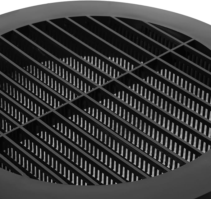 Repa Market 5-Pack 6 Inch Round Black Vent Cover/Plastic Air Vent Grille - Image 8
