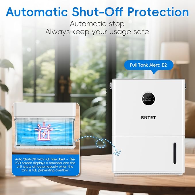 2-in-1 Dehumidifier and Humidifier Combo, 68 oz Tank - Image 4