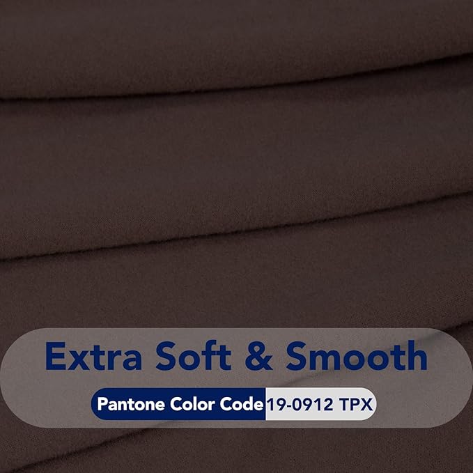 PureFit Super Stretch Sofa Slipcover – Spandex Non Slip Soft Couch Sofa Cover, Washable Furniture Protector with Non Skid Foam and Elastic Bottom for Kids, Pets （Loveseat, Chocolate）