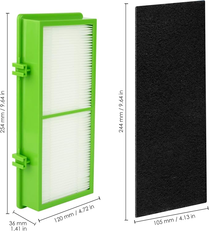AER1 Filter 5 HEPA Filters + 10 Carbon Booster Filters Compatible - Image 7