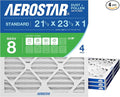 Aerostar 21 1/2x23 1/2x1 MERV 8, Pleated Air Filter, 21 1/2 x 23 1/2 x 1 by AirFiltersDelivered