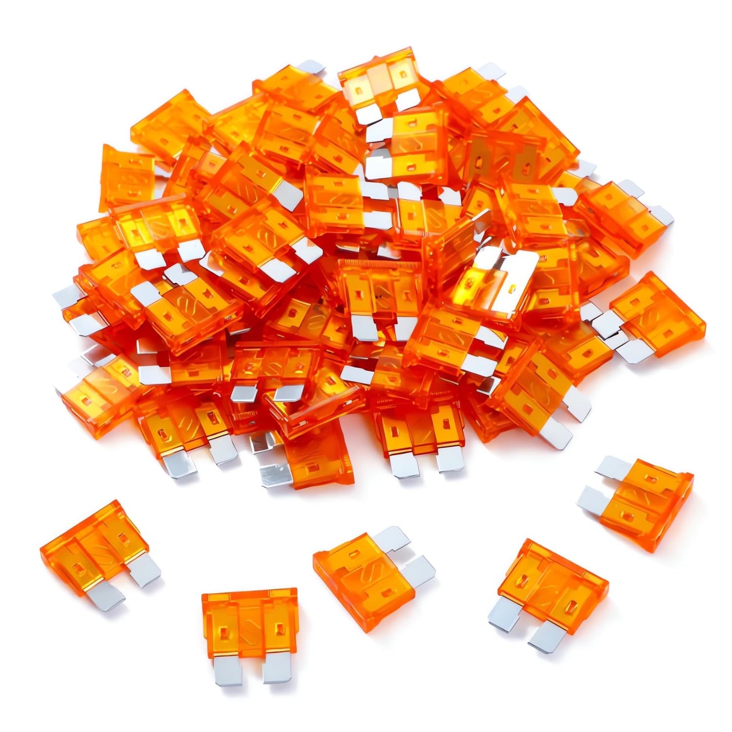 100 Pack Auto Fuses 5 AMP ATC/ATO Standard Regular Fuse Blade 5A Car Truck Boat Marine RV