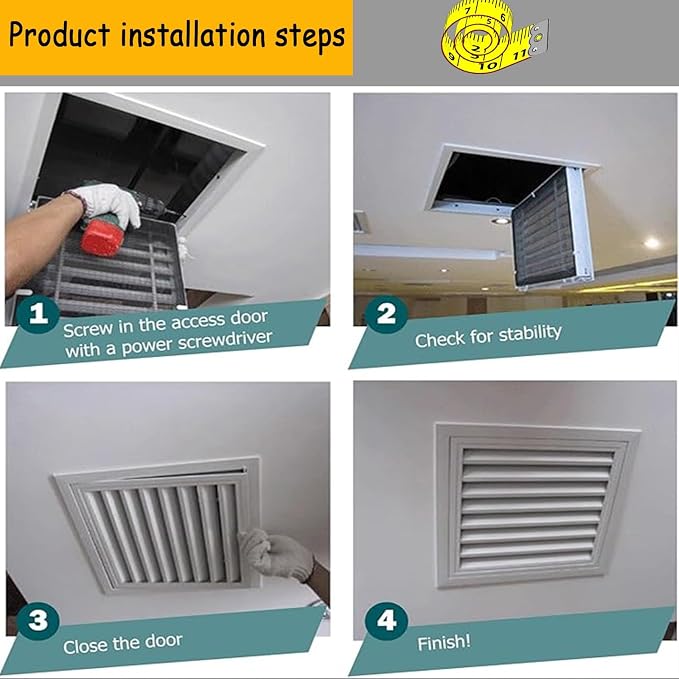 Black Steel Air Vent Covers 12 x 36 inch - Image 6