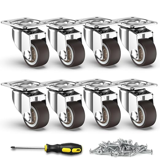 HOLKIE 1 inch Small Caster Wheels by HOLKIEUSA