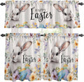 Happy Easter Kitchen Curtains Set 3 Piece by Unknown