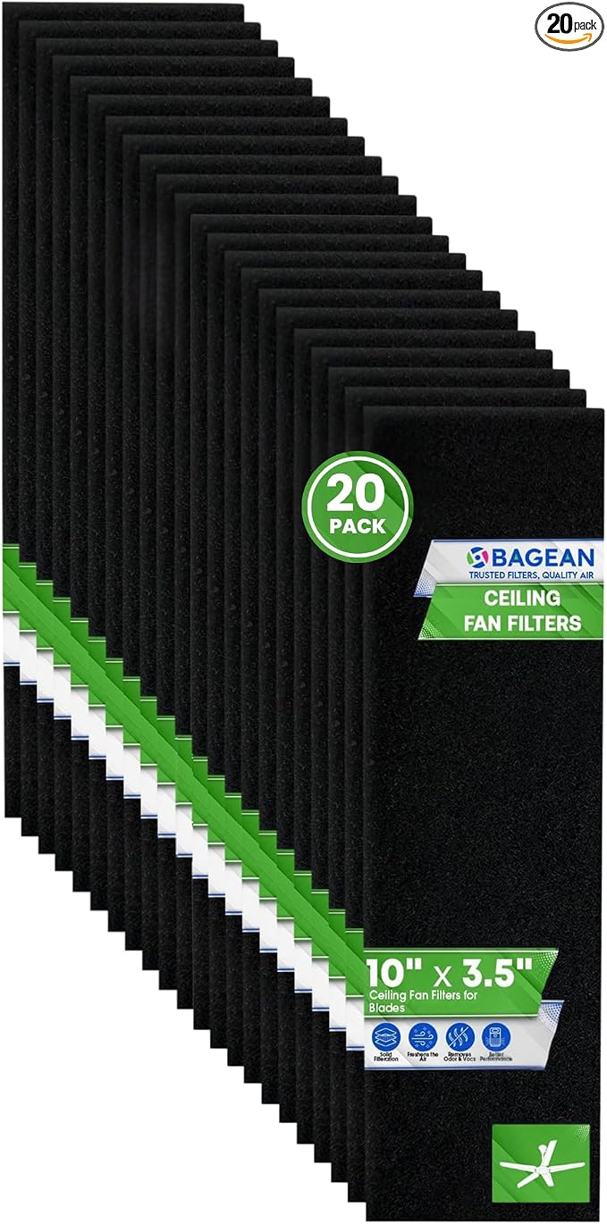 Ceiling Fan Filters for Blades by Bagean