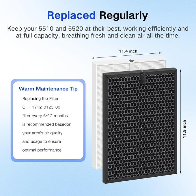 VIEWALL Filter Replacement for Winix 5510, 5530 Air Cleaner Purifiers | H13 - Image 7