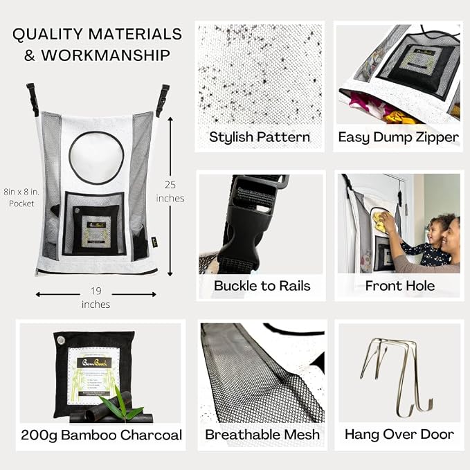 AIR PURIFYING & ODOR ELIMINATING Small Hamper - Image 3