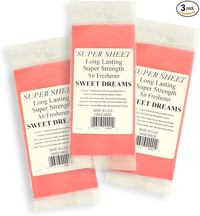 Super Sheet Small Under Seat Car Air Freshener by Jenray