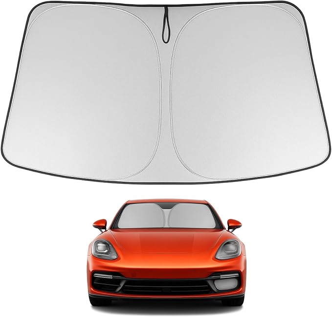 Proadsy 2026 Upgrade Windshield Sun Shade Custom Fit 2017-2025 2026 Porsche by Proadsy
