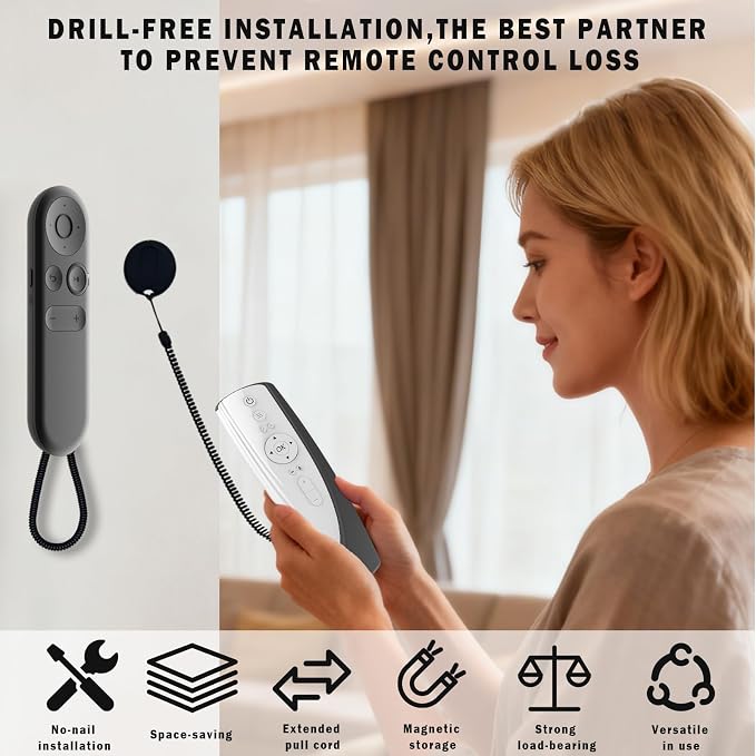 3-Pack Magnetic TV Remote Leash Holders - Image 4