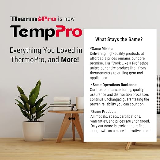 TempPro TP60 Wireless Indoor Outdoor Thermometer Hygrometer - Image 9