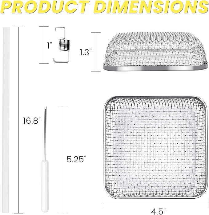 SheeChung RV Furnace Vent Screen, Flying Insect Screen Water Heater Cover - Image 2