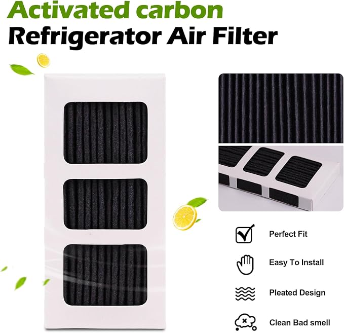 3 pack Refrigerator Air Filter Replacement - Image 2