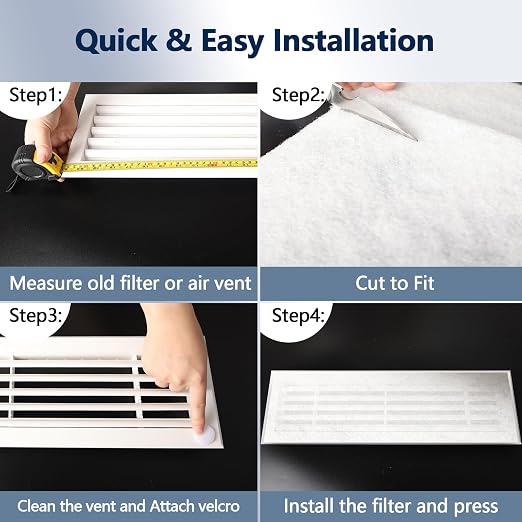 Air Vent Filter 20x100 Inch, Cut to Size Air Filter Material, Electrostatic - Image 6