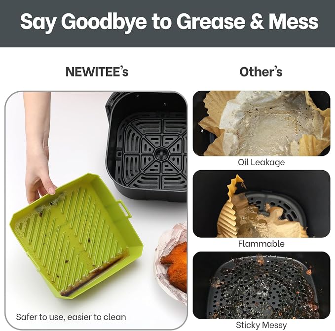 NEWITEE Silicone Air Fryer Liners - Image 3