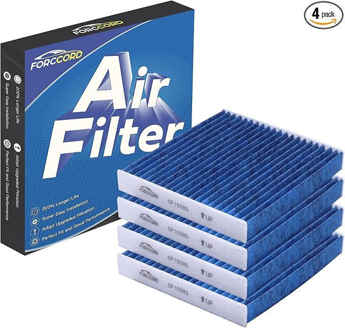 4-PACK HEPA Cabin Air Filter Fits by Forccord