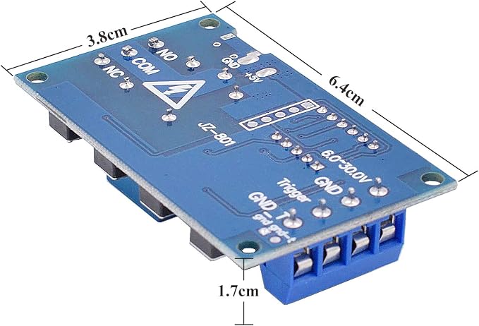 DC 6-30V Timer Relay Programmable Delay Relay Module Cycle Timer - Image 7