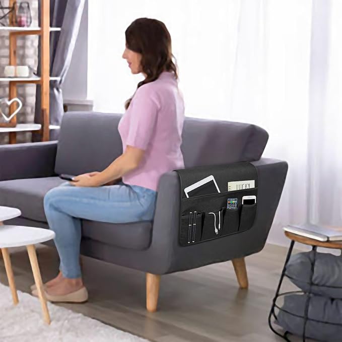 NB Sofa Armrest Organize Remote Holder Bedside Caddy Organizer - Image 6
