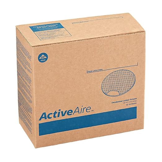 ActiveAire Deodorizer Urinal Screen by GP PRO, Coastal Breeze, 12 Screens Per - Image 2