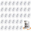 Leumoi 16 Pcs Self Adhesive Caster Dual Wheels, Appliance Rollers by Leumoi